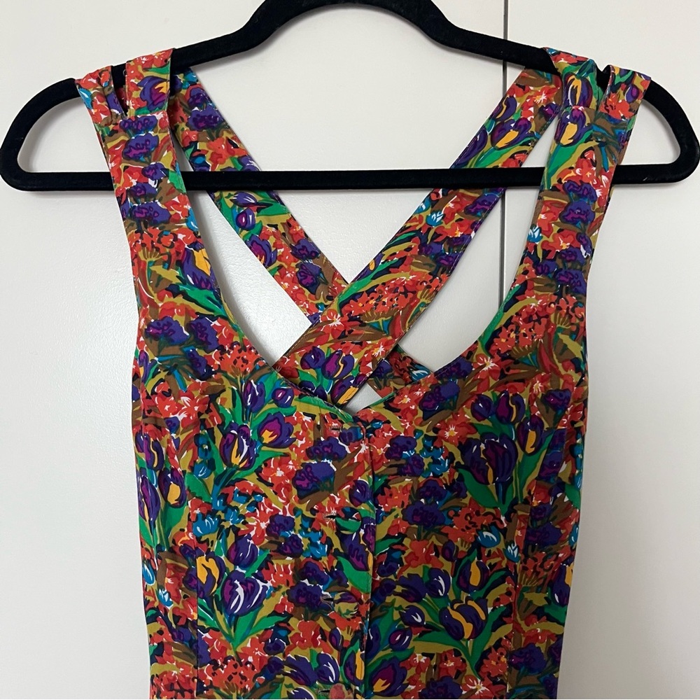 90s Floral Romper
